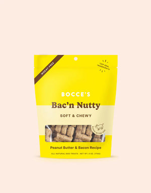 Bocce's BAC'N NUTTY BISCUITS 5 OZ Bag