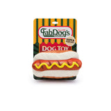 Fabdog hotdog dog toy