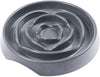 MESSY MUTTS INTERACTIVE SLOW FEEDER GREY 1.75 CUP