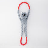 ZippyPaws RopeTugz Dog Toy Koala, Grey