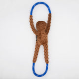 ZippyPaws RopeTugz Dog Toy Sloth, Brown